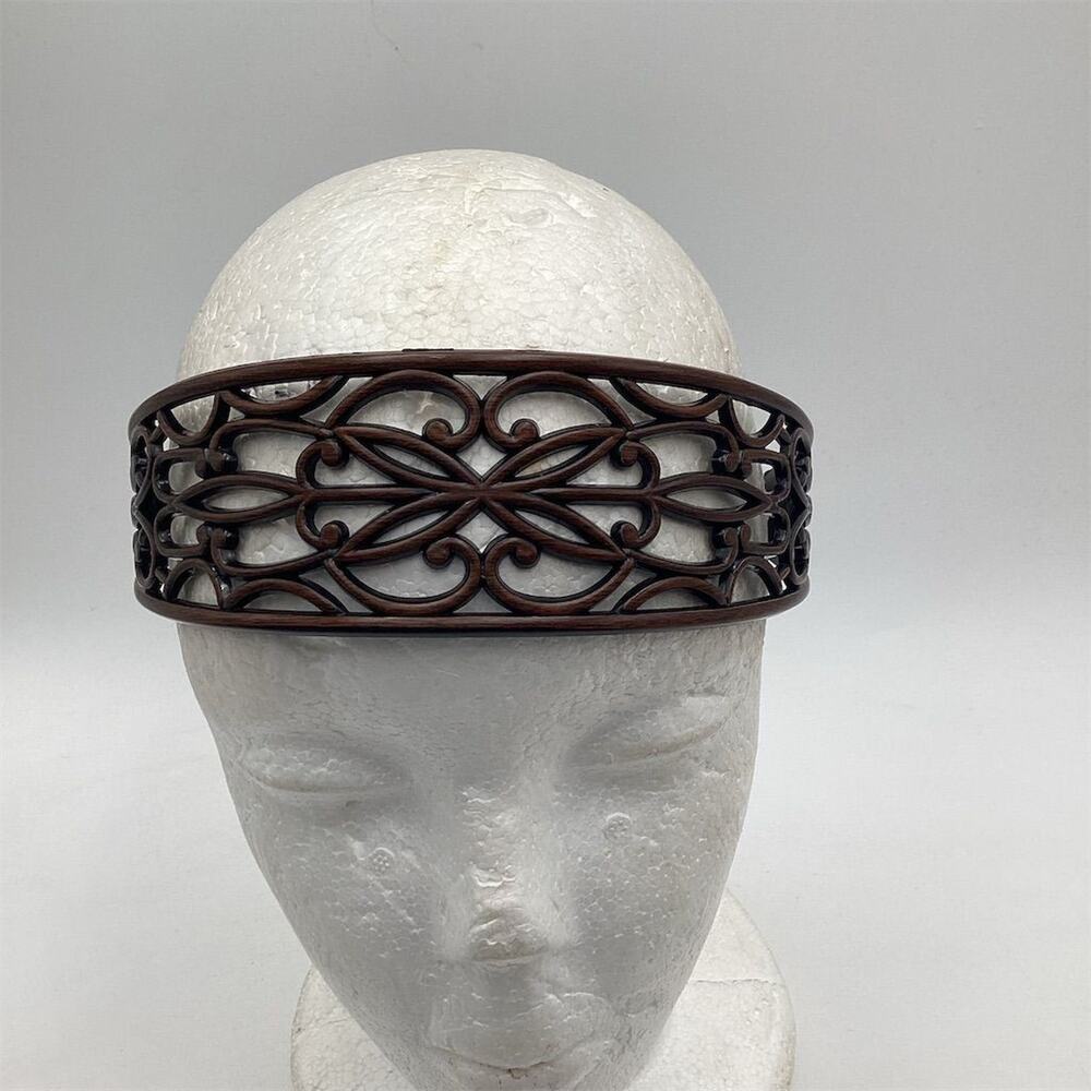 Women's Brown Ornate Scroll‎ Work Formal Headband